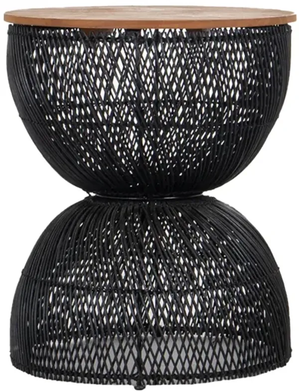 D-Bodhi Wave Side Table in Black