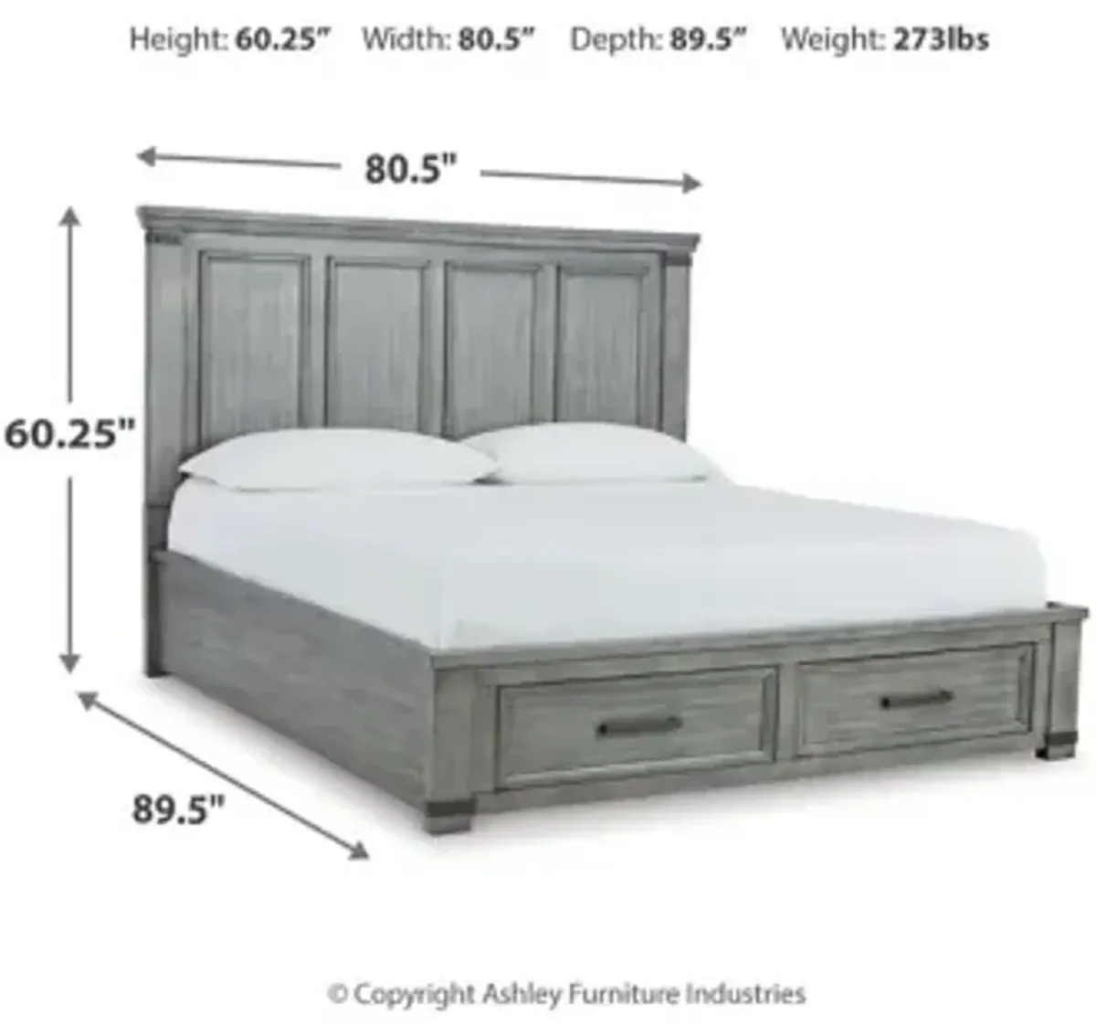 Russelyn California King Storage Bed