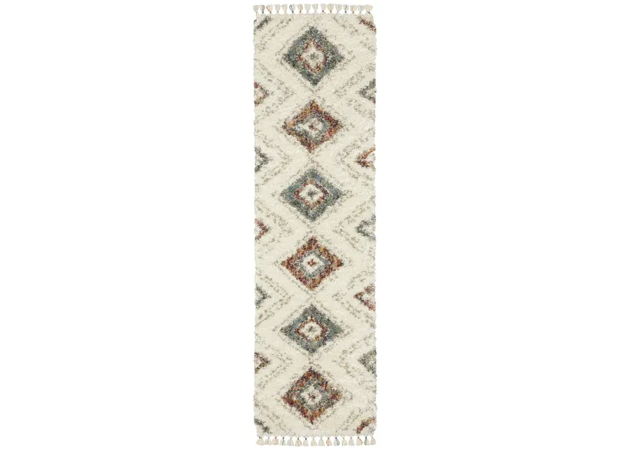 Axis 2'3" x 7'6" Ivory Rug