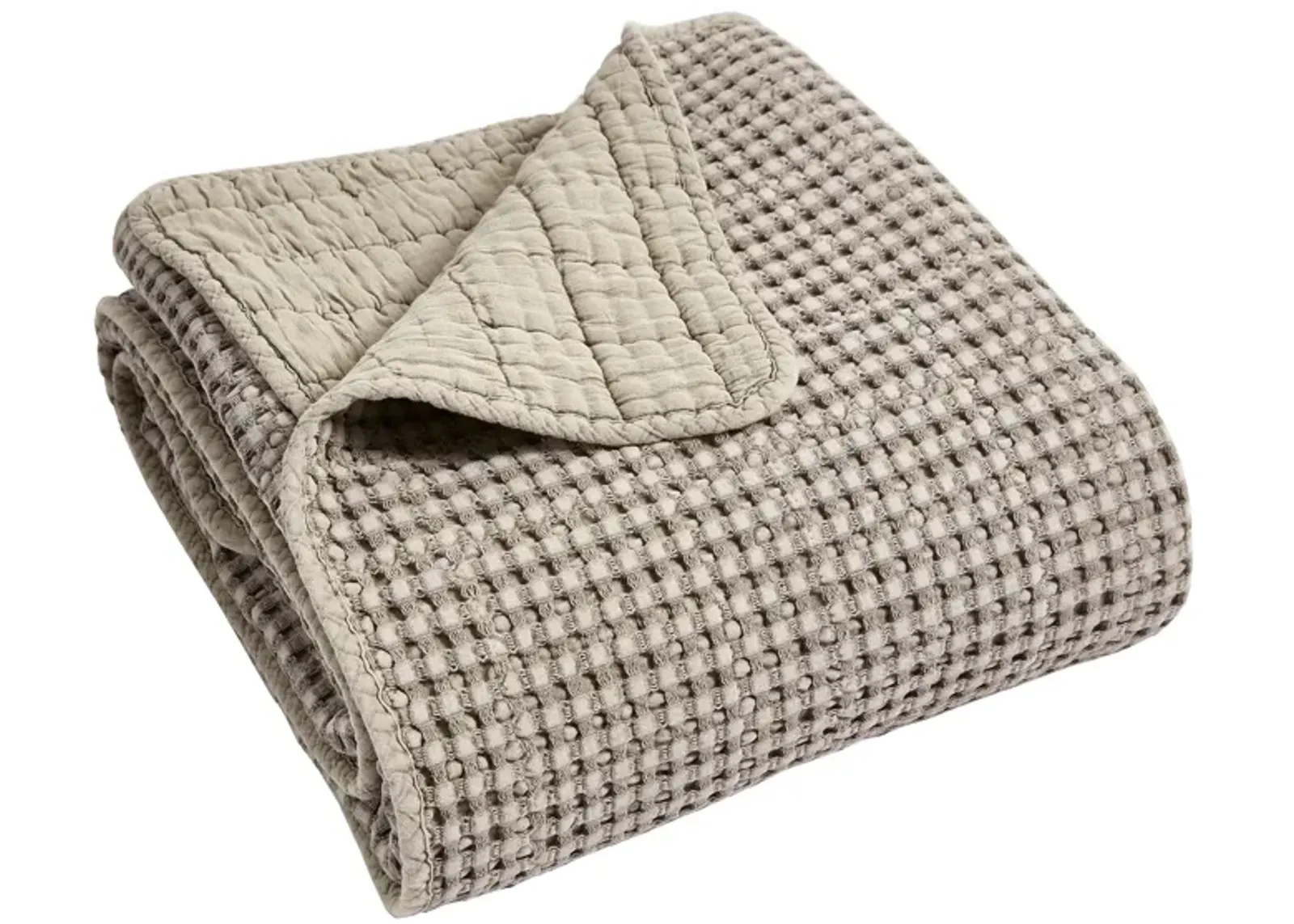 Mills Waffle Quilted Throw - Levtex Home