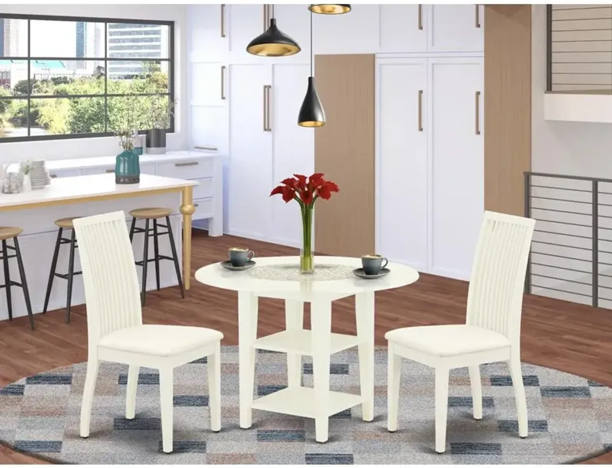 Dining Room Set Linen White