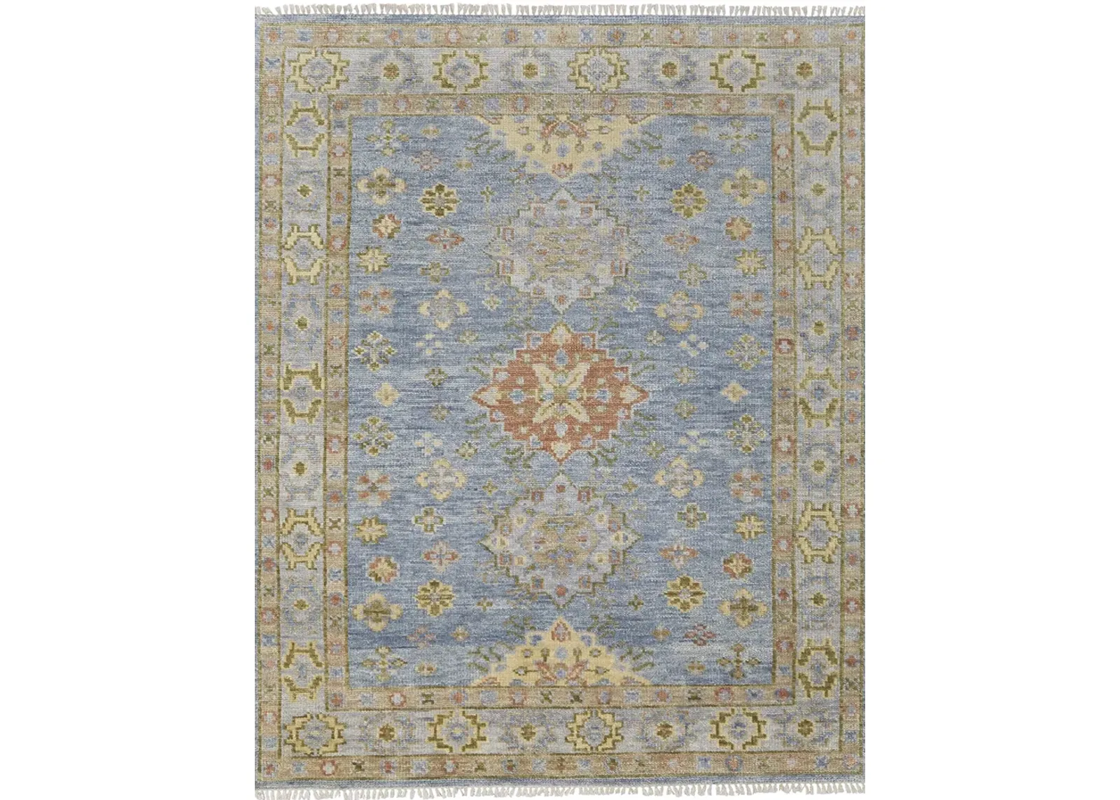 Fillmore 69CIF 8' x 10' Blue/Green/Yellow Rug