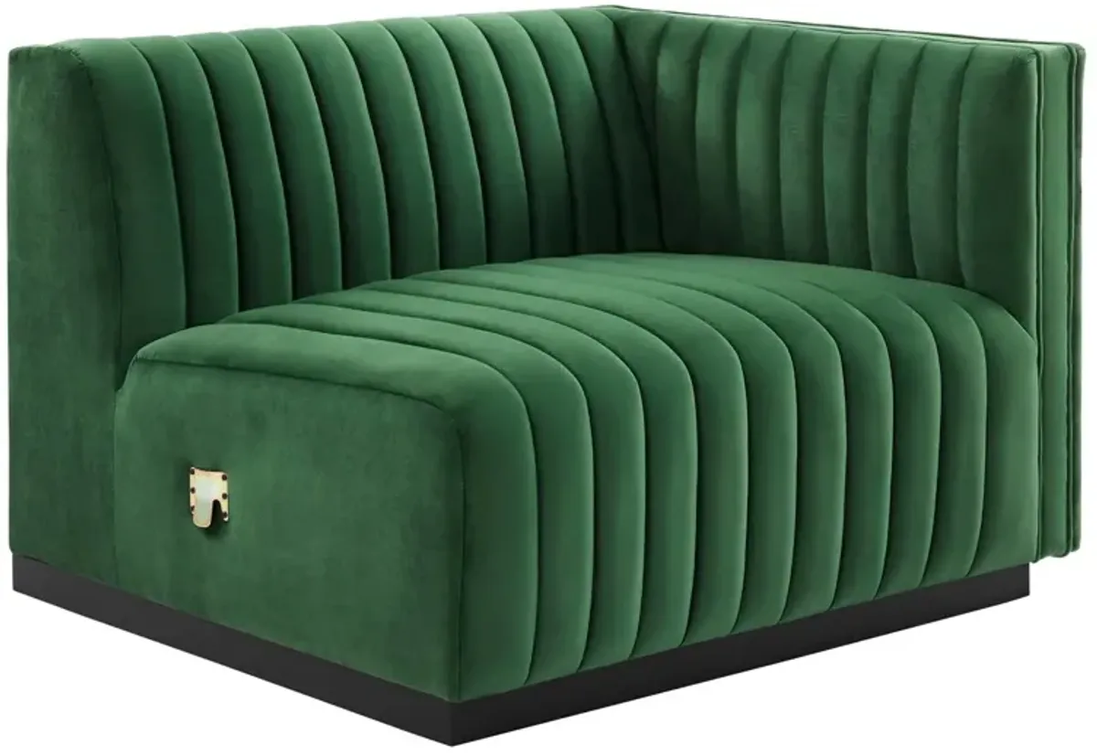 Conjure Channel Tufted Performance Velvet Loveseat