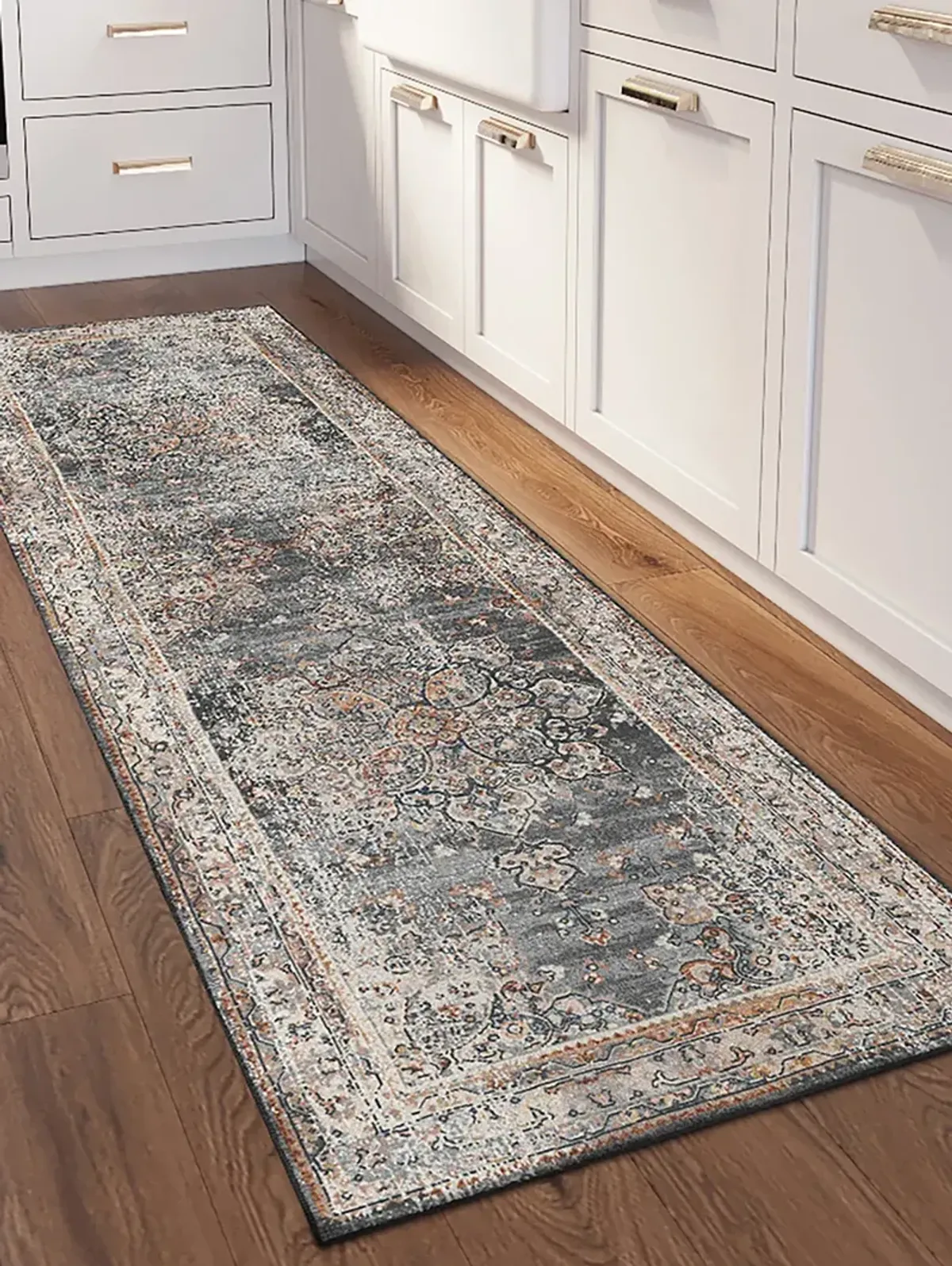 Jericho JC6 Charcoal 2'6" x 10' Rug