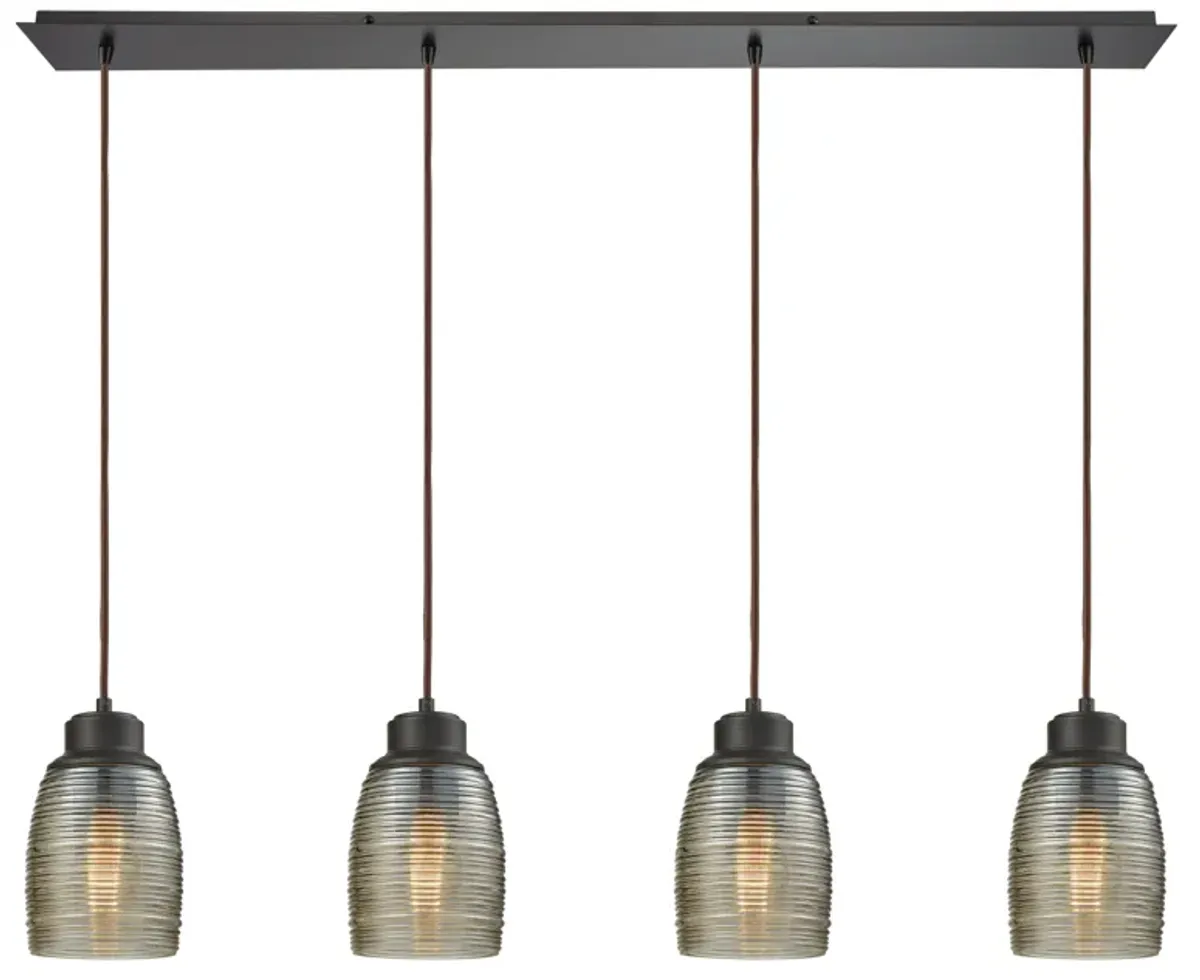 Muncie 4 Light Linear Pendant