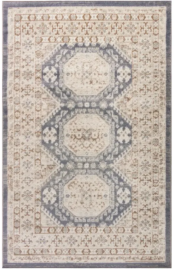 Serenity Home SRH01 Ivory/Blue 3'11" x 5'11" Rug
