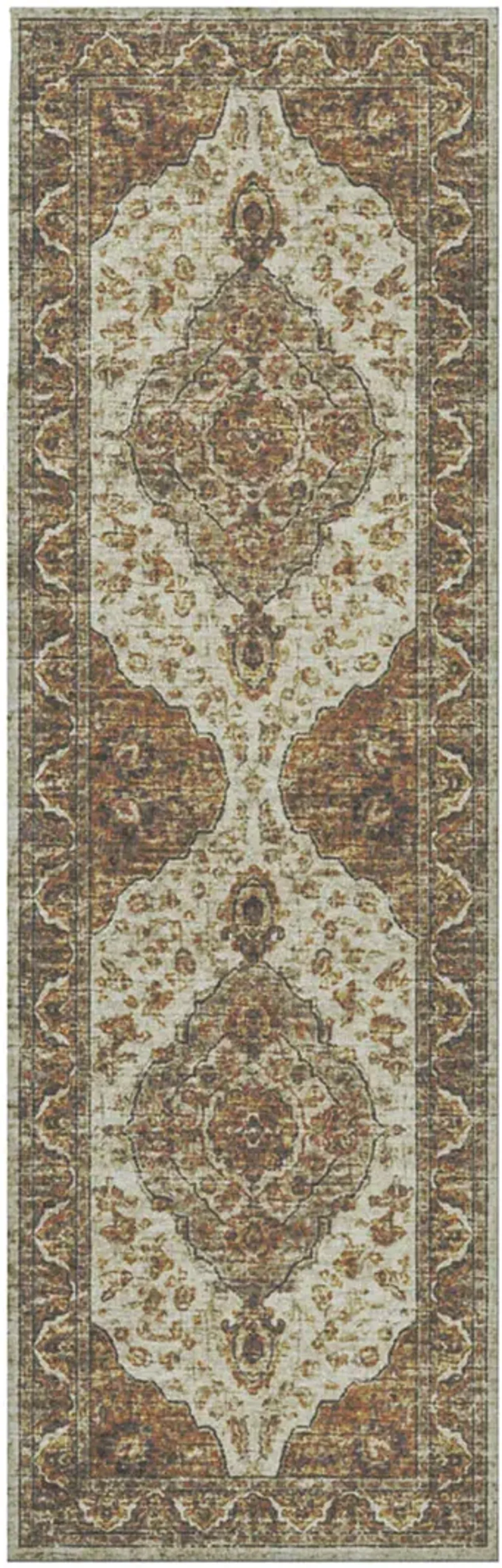 Tuscany TU9 Gold 2'6" x 8' Rug