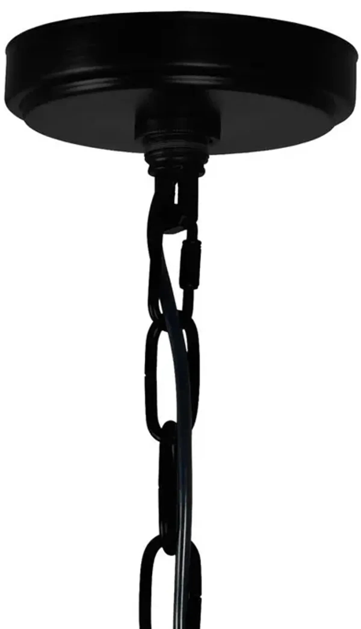 CWI Lighting Amazon 4 Light Up Pendant With Black Finish