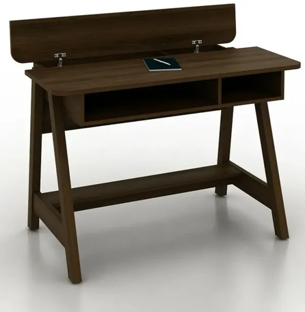 Costway Computer Desk Home Office Writing Workstation w/ Flip Top Compartment