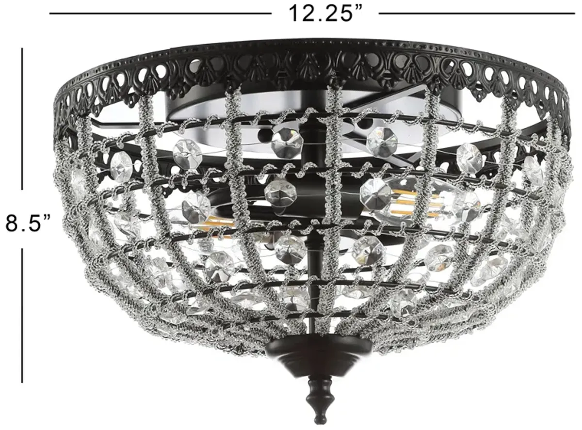 Anita Low-Ceiling Metal/Acrylic LED Flush Mount