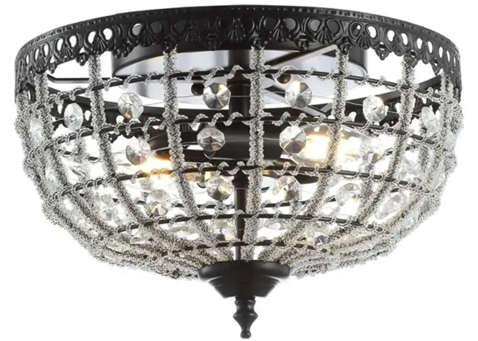 Anita Low-Ceiling Metal/Acrylic LED Flush Mount