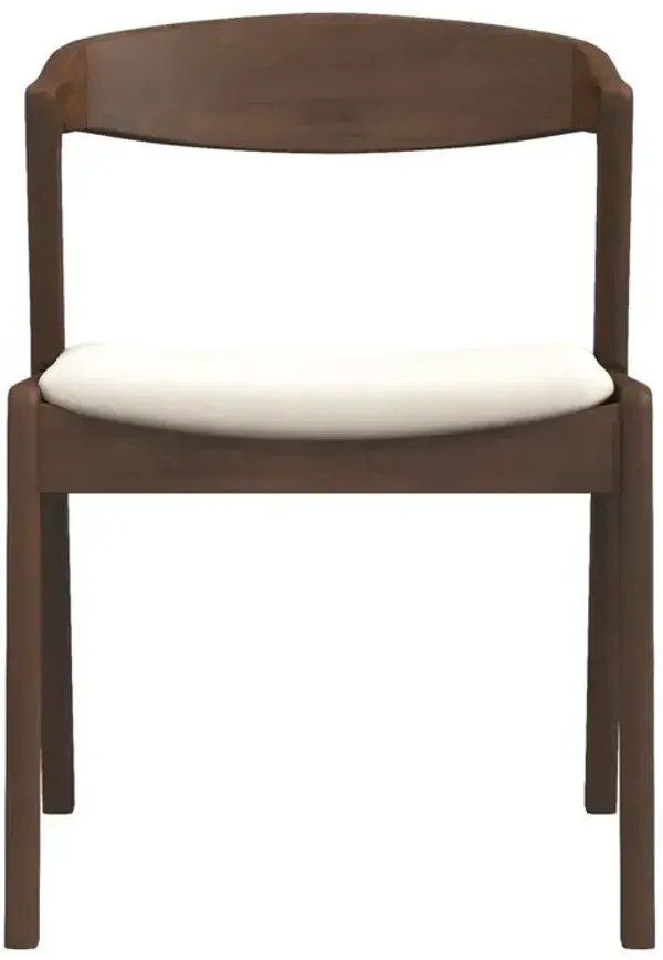 Ashcroft Furniture Co Dakota Mid-Century Modern Solid Wood Velvet Dining Chair (Set of 2)