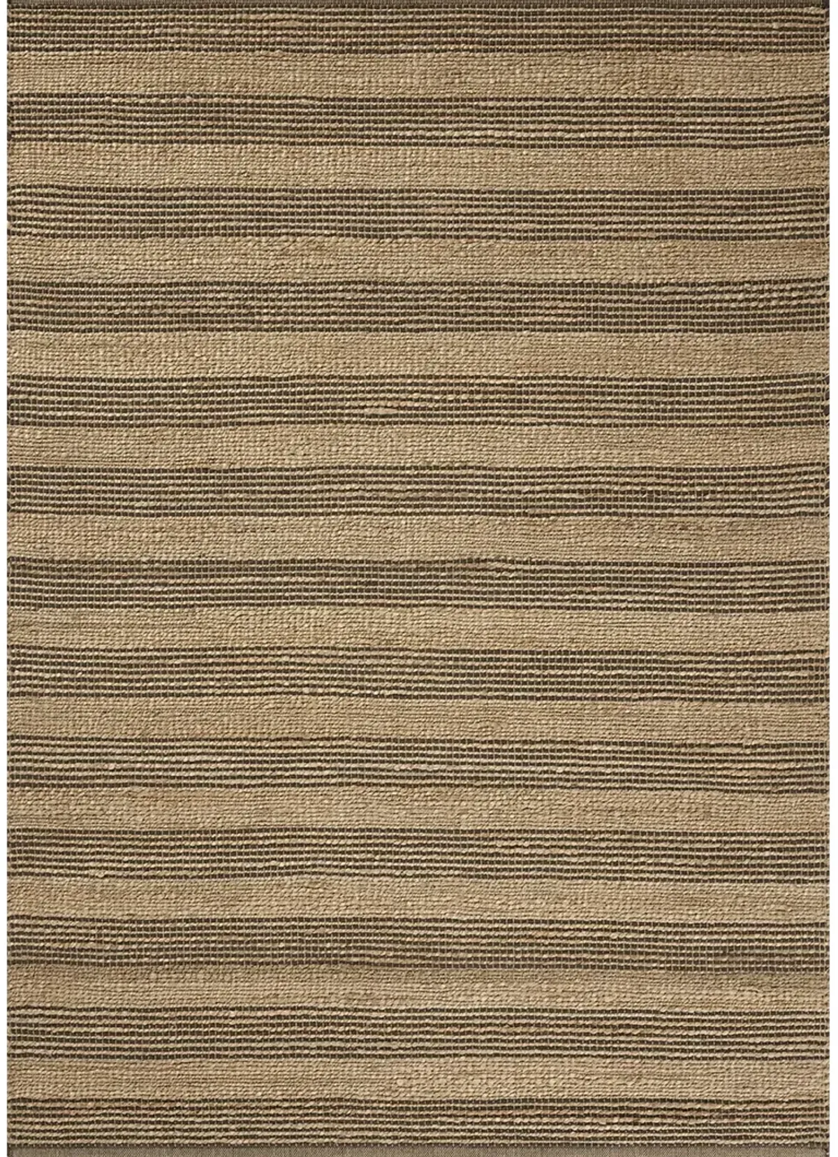 Judy JUD-06 Natural / Chocolate 7''9" x 9''9" Rug by Chris Loves Julia