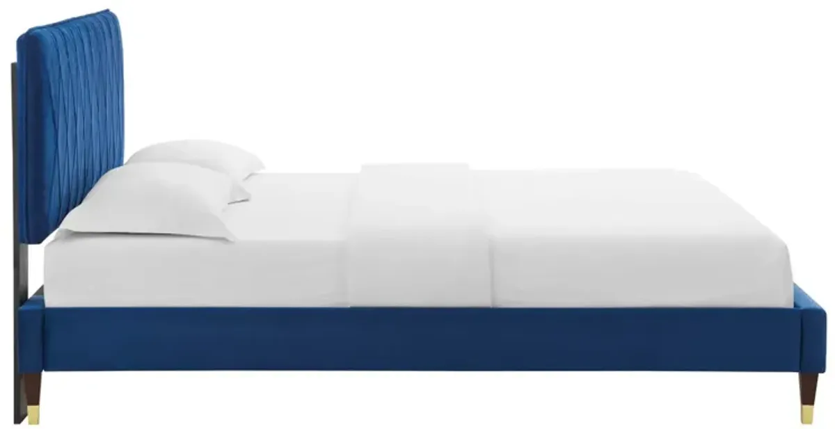 Modway - Phillipa Performance Velvet Full Platform Bed