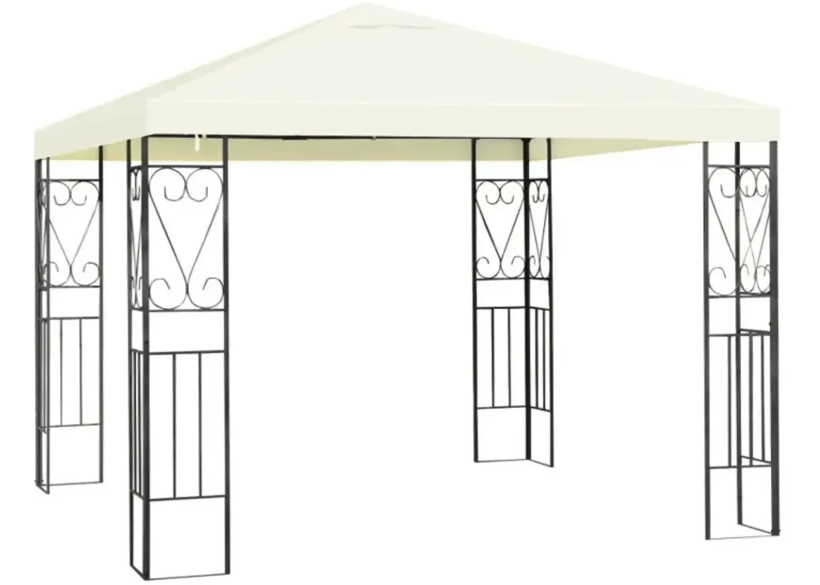 Hivvago 10 x 10 Feet Patio Gazebo Canopy Tent Garden Shelter