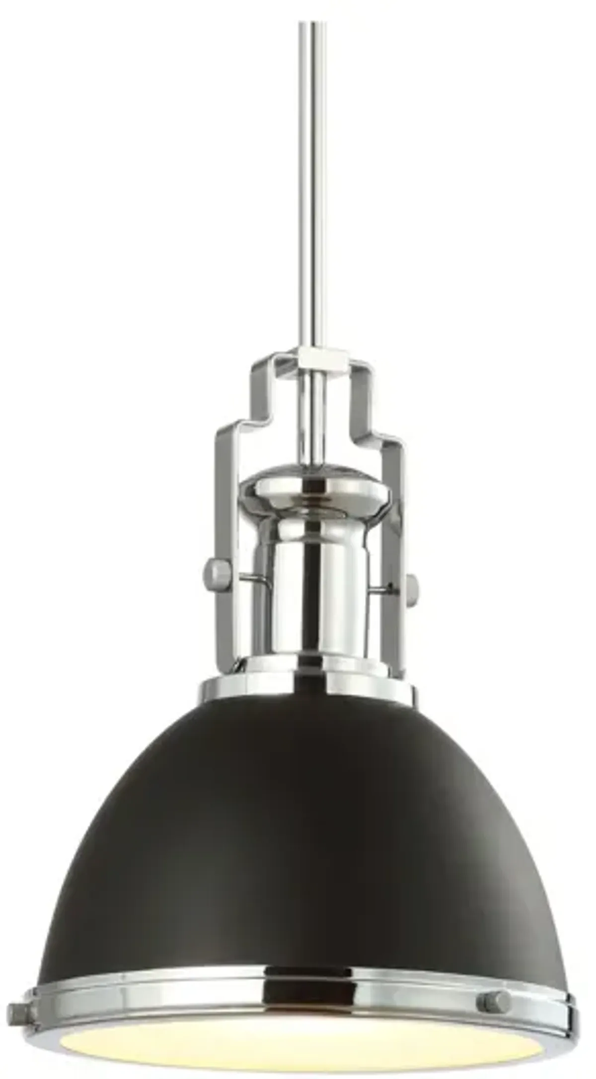 Homer Modern Industrial Iron LED Dome Pendant