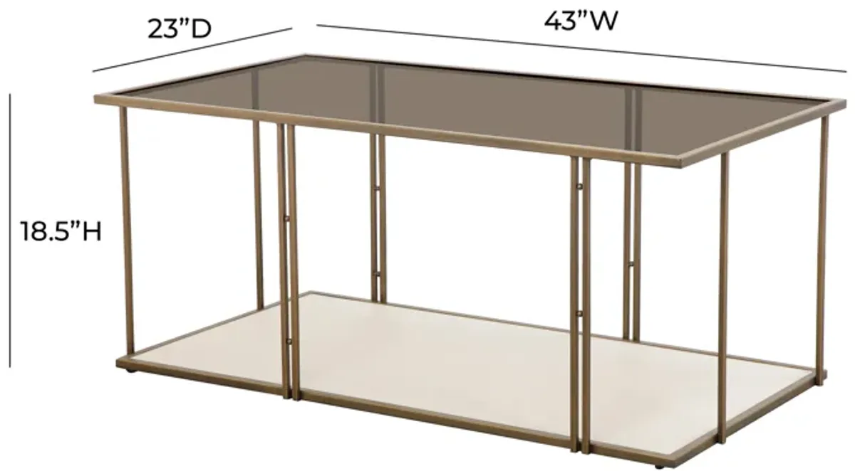 Emma Ash & Glass Coffee Table