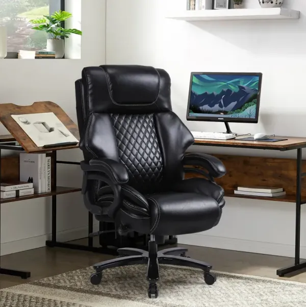 Office Chair Heavy And Tall Adjustable Executive Big And Tall Office Chair