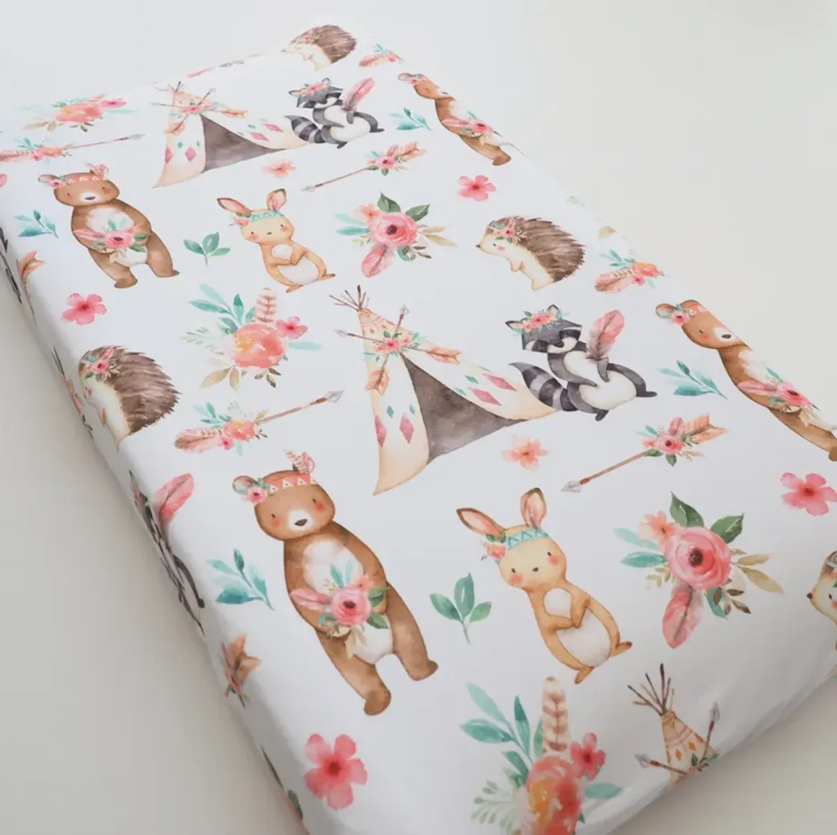 Baby Changing Pad Cover - Woodland Tribe