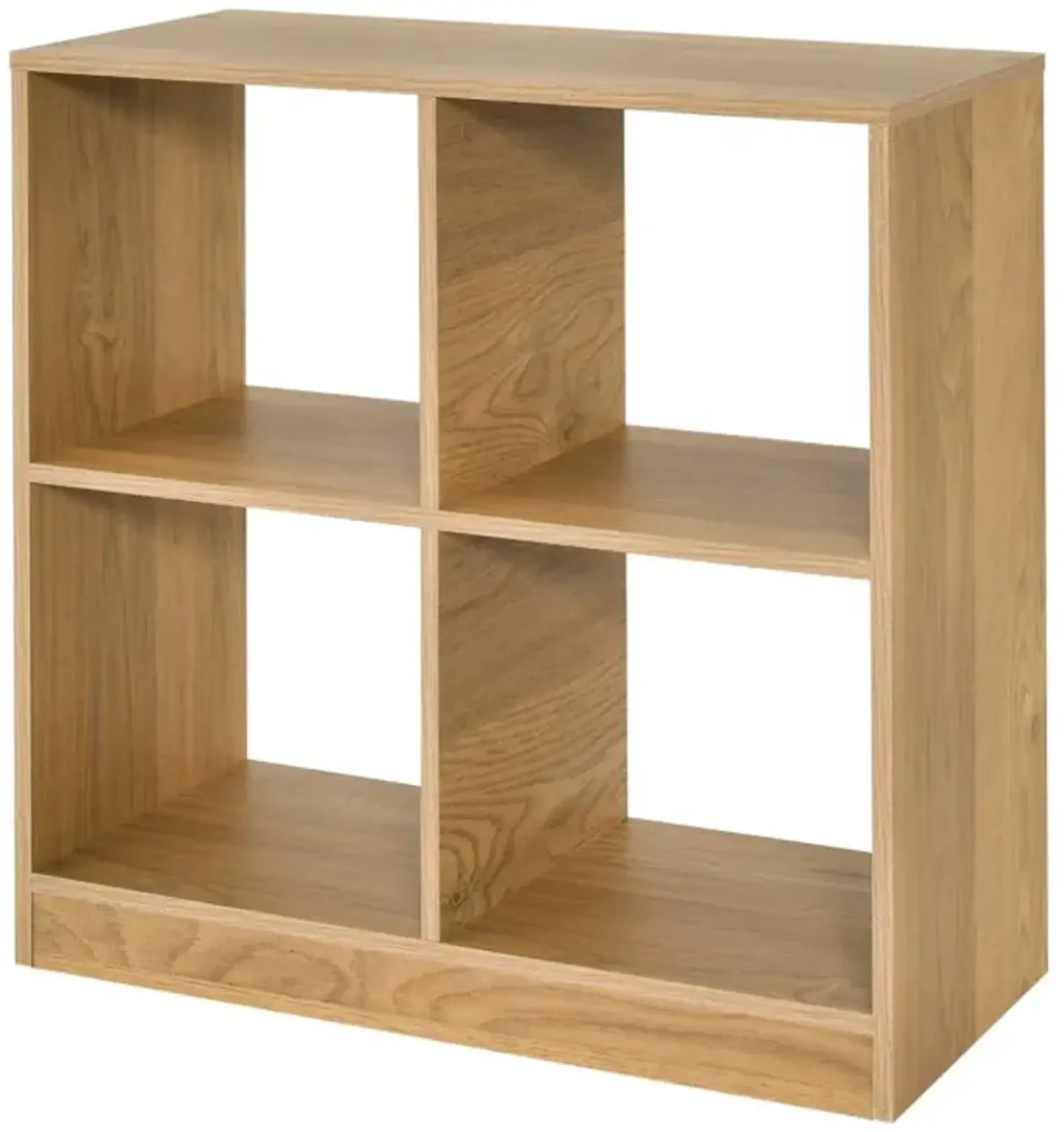 Hivvago 4-Cube Kids Bookcase with Open Shelves