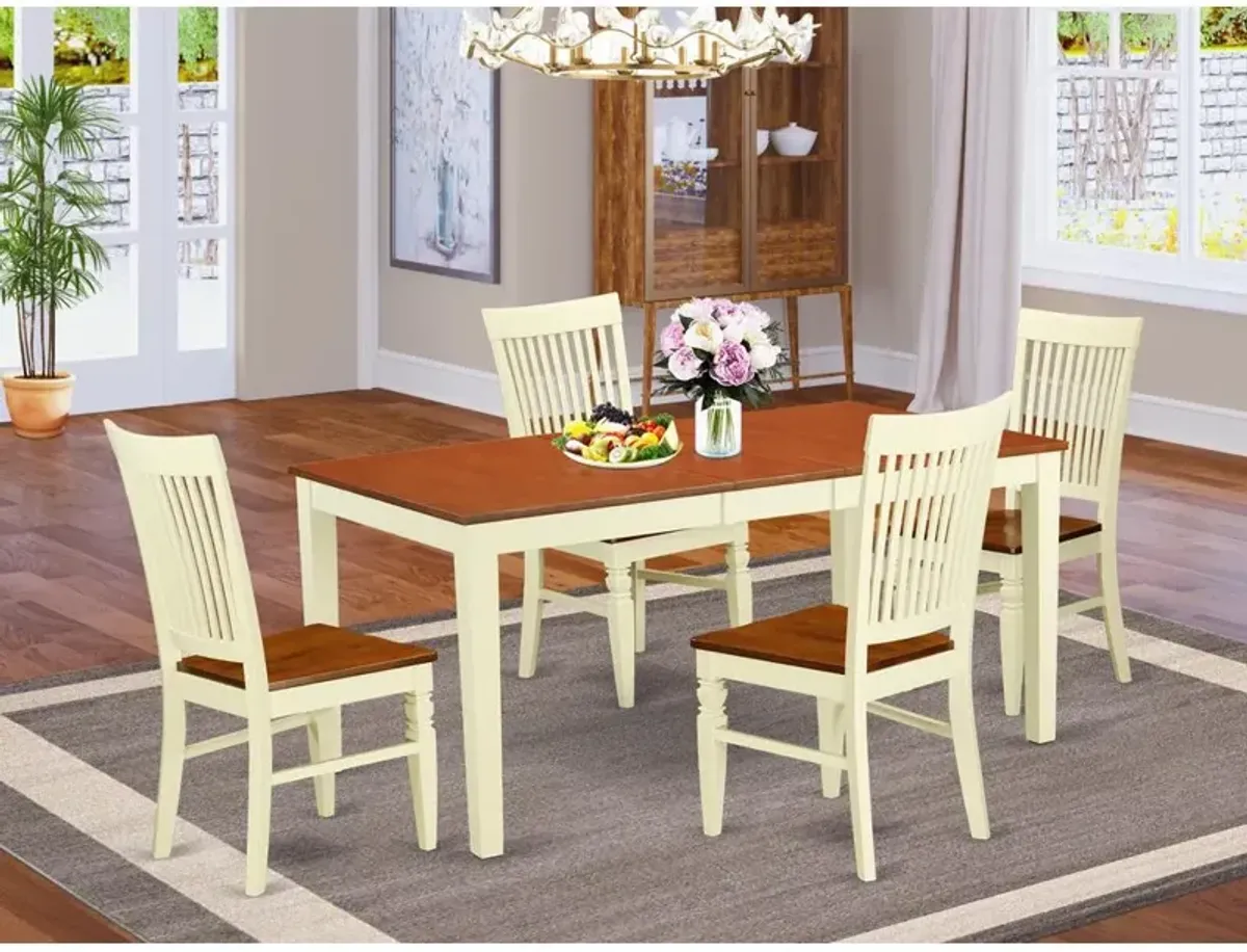 Dining Room Set Buttermilk & Cherry