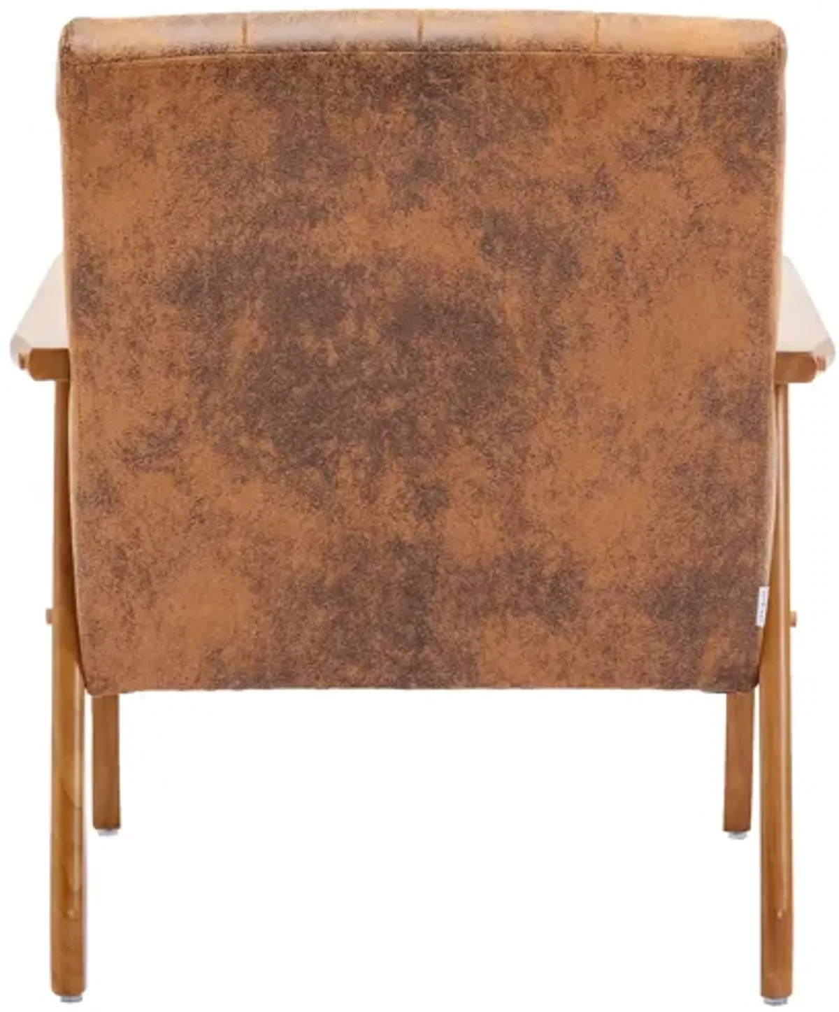 Streamdale Mid-Century Modern Leisure Chair with Wood Accents