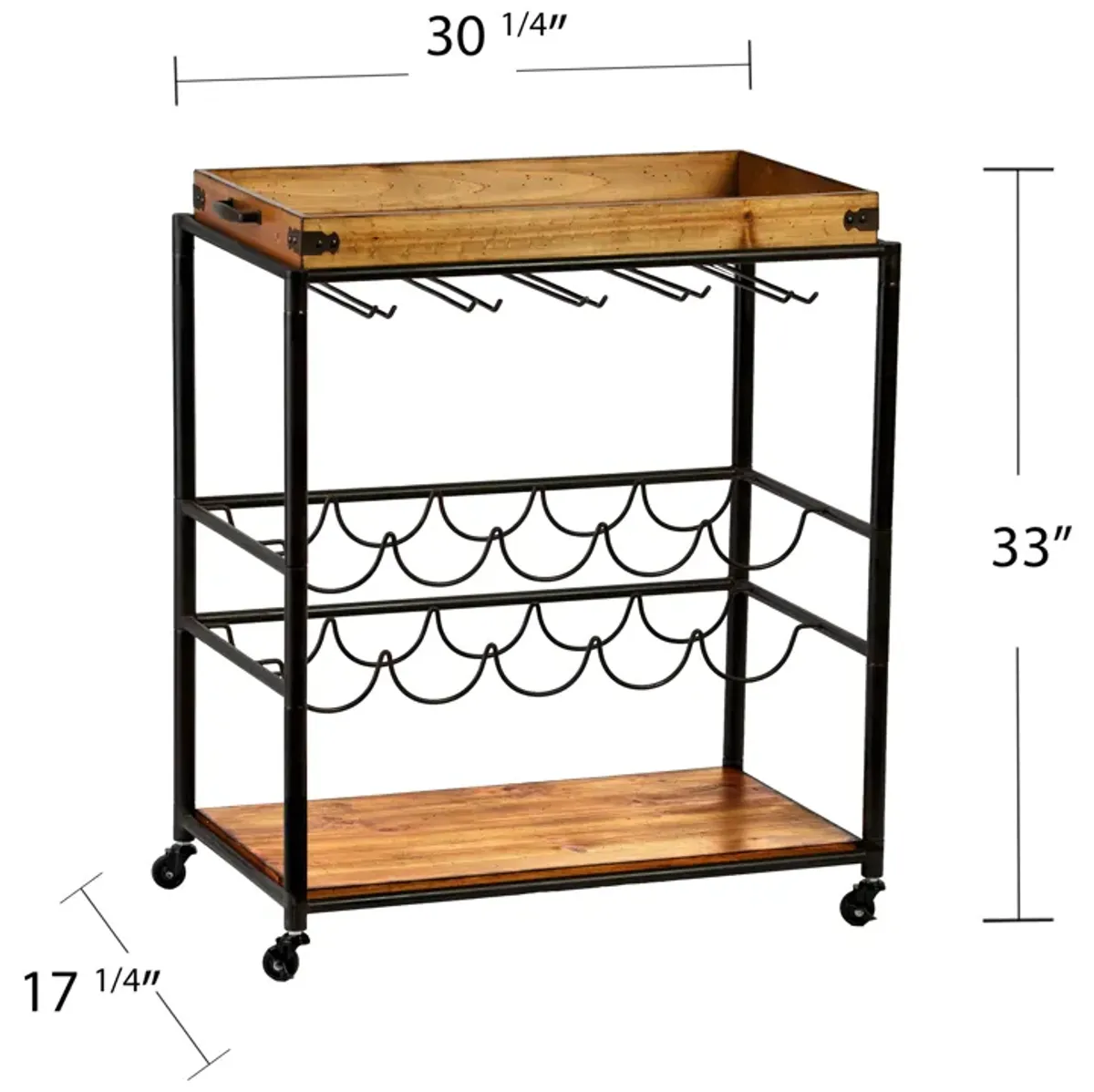 Boston Bar Cart