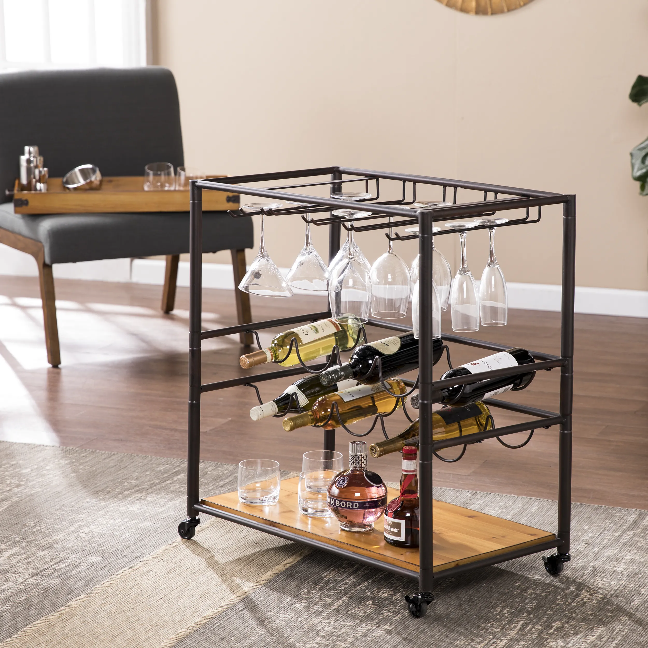 Boston Bar Cart