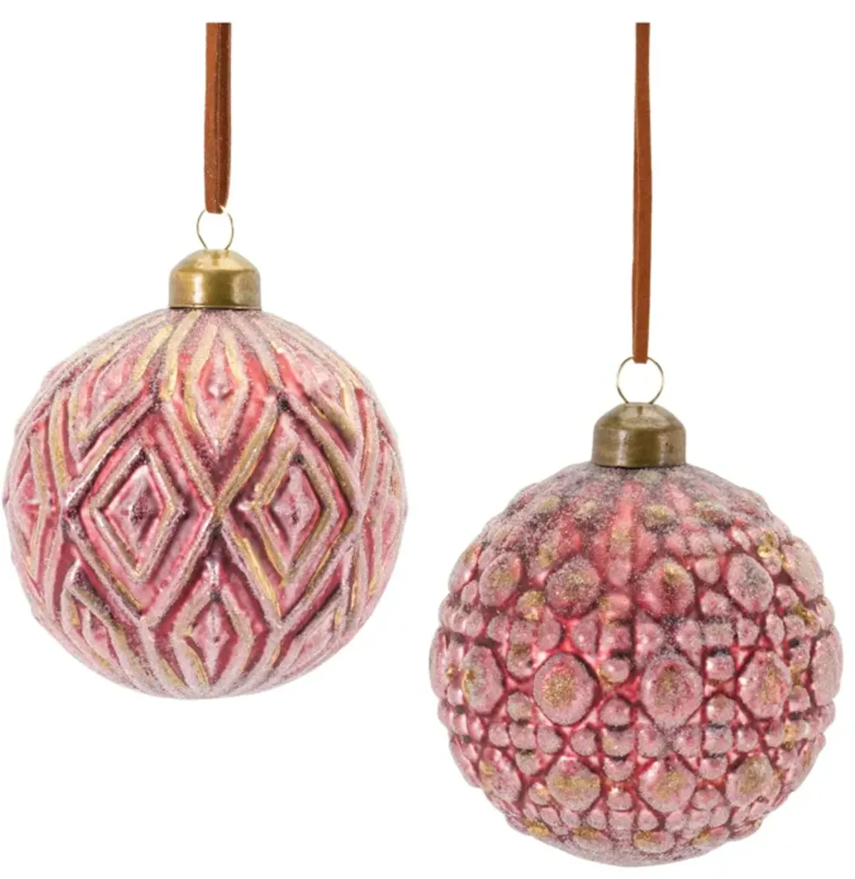 Set of 12 Decorative Ornaments for Holiday, Home Décor, and Seasonal Decorations