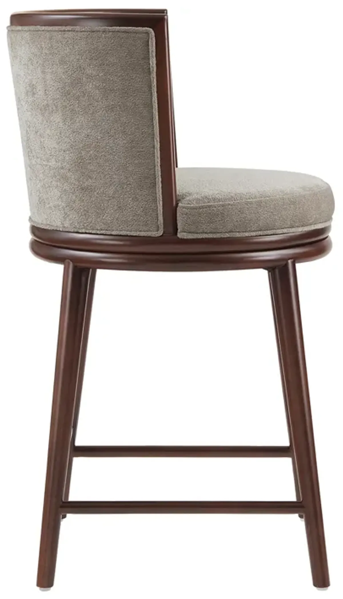 Evalyn Dark Gray Counter Stools (Set of 2)