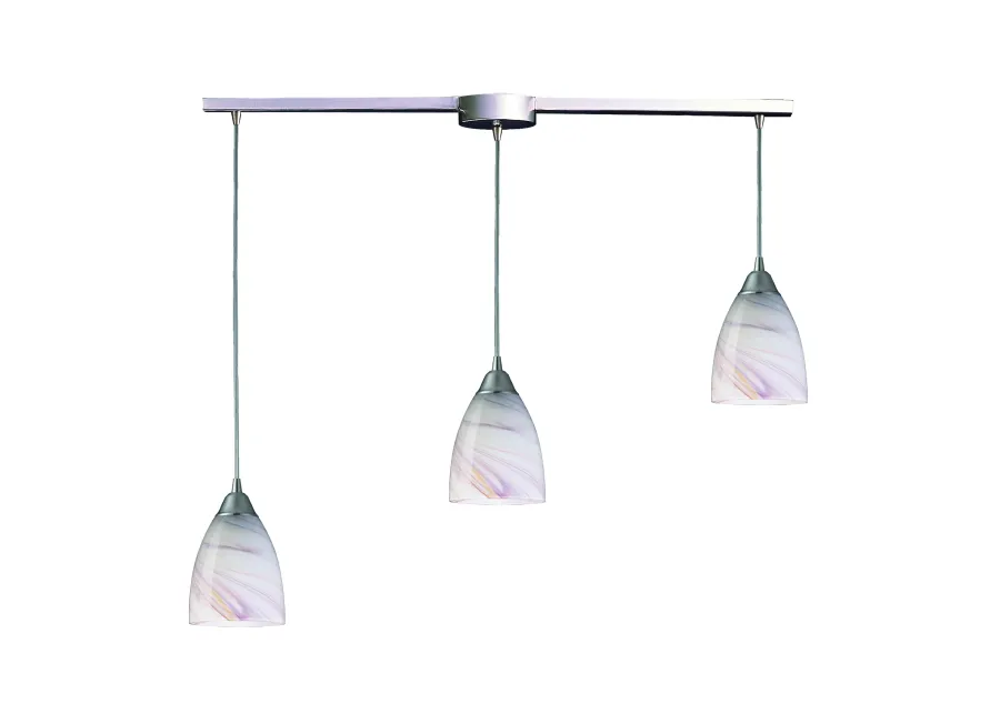 Pierra Mini Slim Linear White Pendant