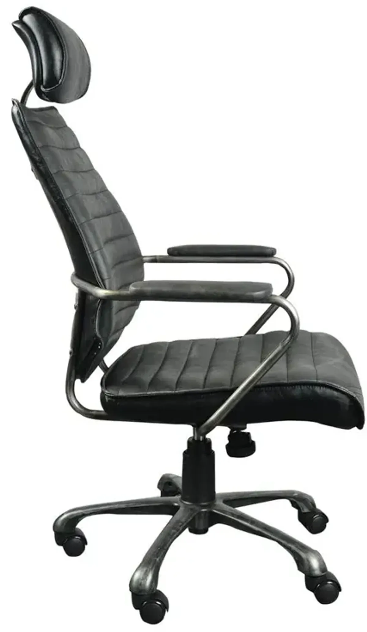 Luxury Black Leather Executive Office Chair - Elite Collection, Belen Kox