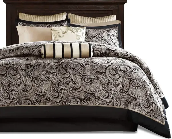12-Piece Cotton Polyester Comforter Set – Soft and Cozy Bedding for All Seasons