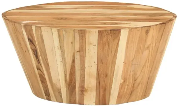 vidaXL Coffee Table 25.5"x12.2" Solid Acacia Wood