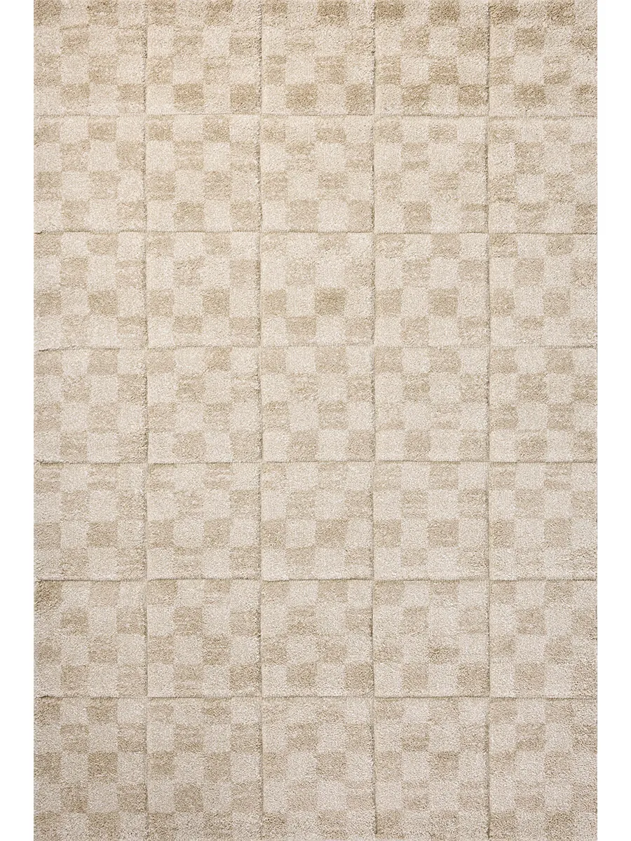 Silas SLA-01 Oatmeal / Sand 6''7" x 9''2" Rug by