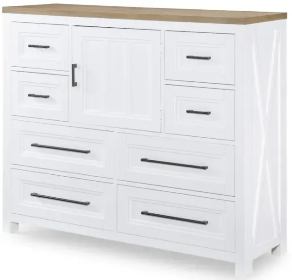 Legacy Classic Chest - 8 Drawers, 1 Door, Adjustable/Removable Shelf, Felt Lined Top Drawers