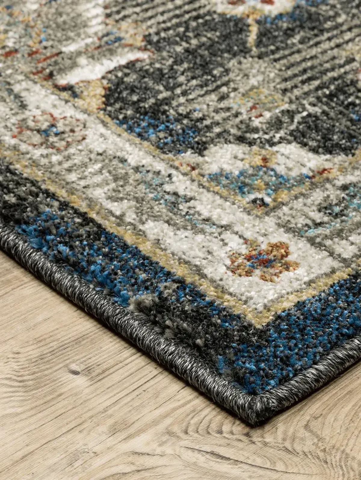 Venice 5'3" x 7'3" Charcoal Rug