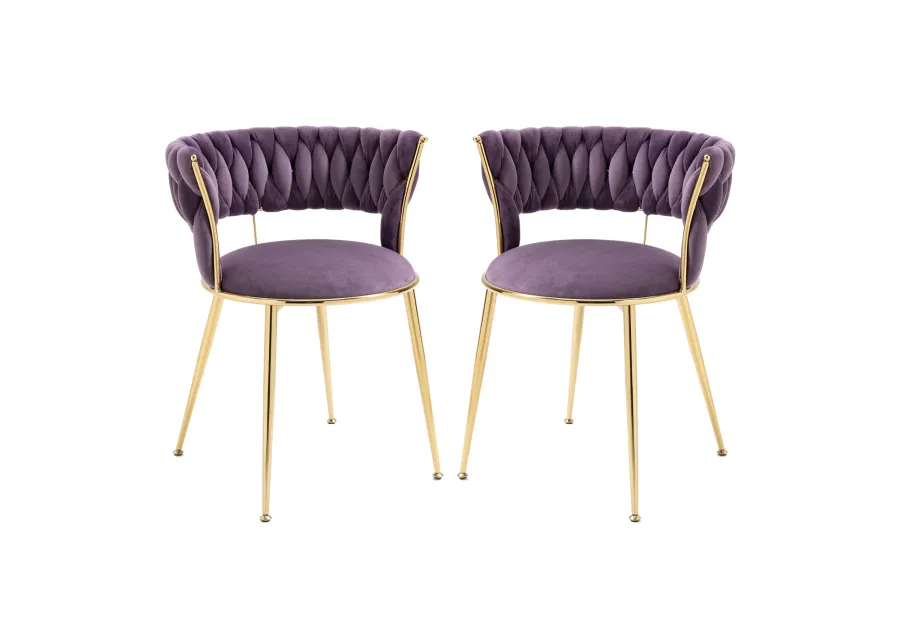 Leisure Dining Chairs With Set of 2