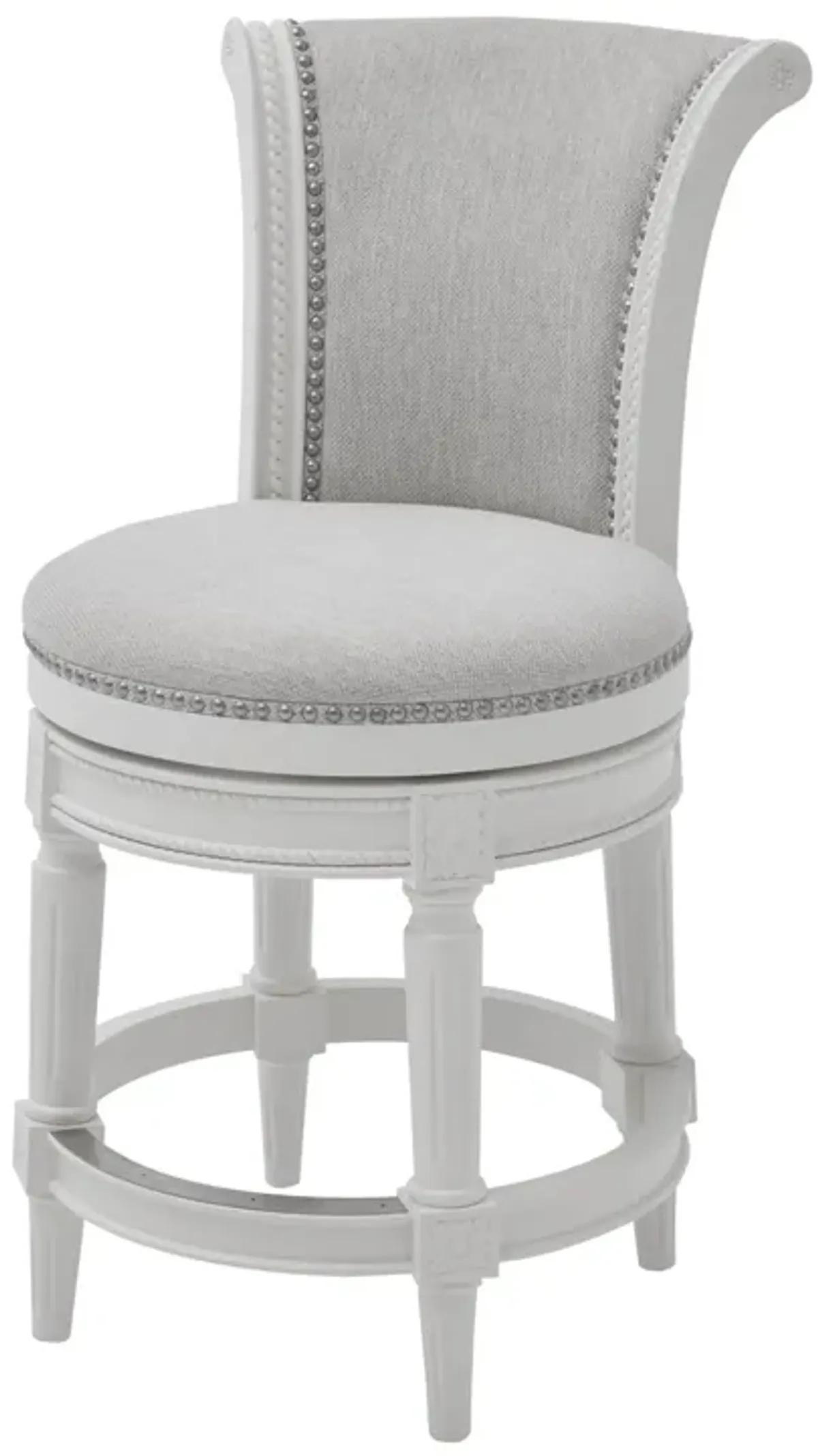 Chapman 25" Wood Counter-Height Swivel Barstool with High-Back