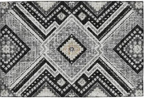 Portico PO5 Black 20" x 30" Rug