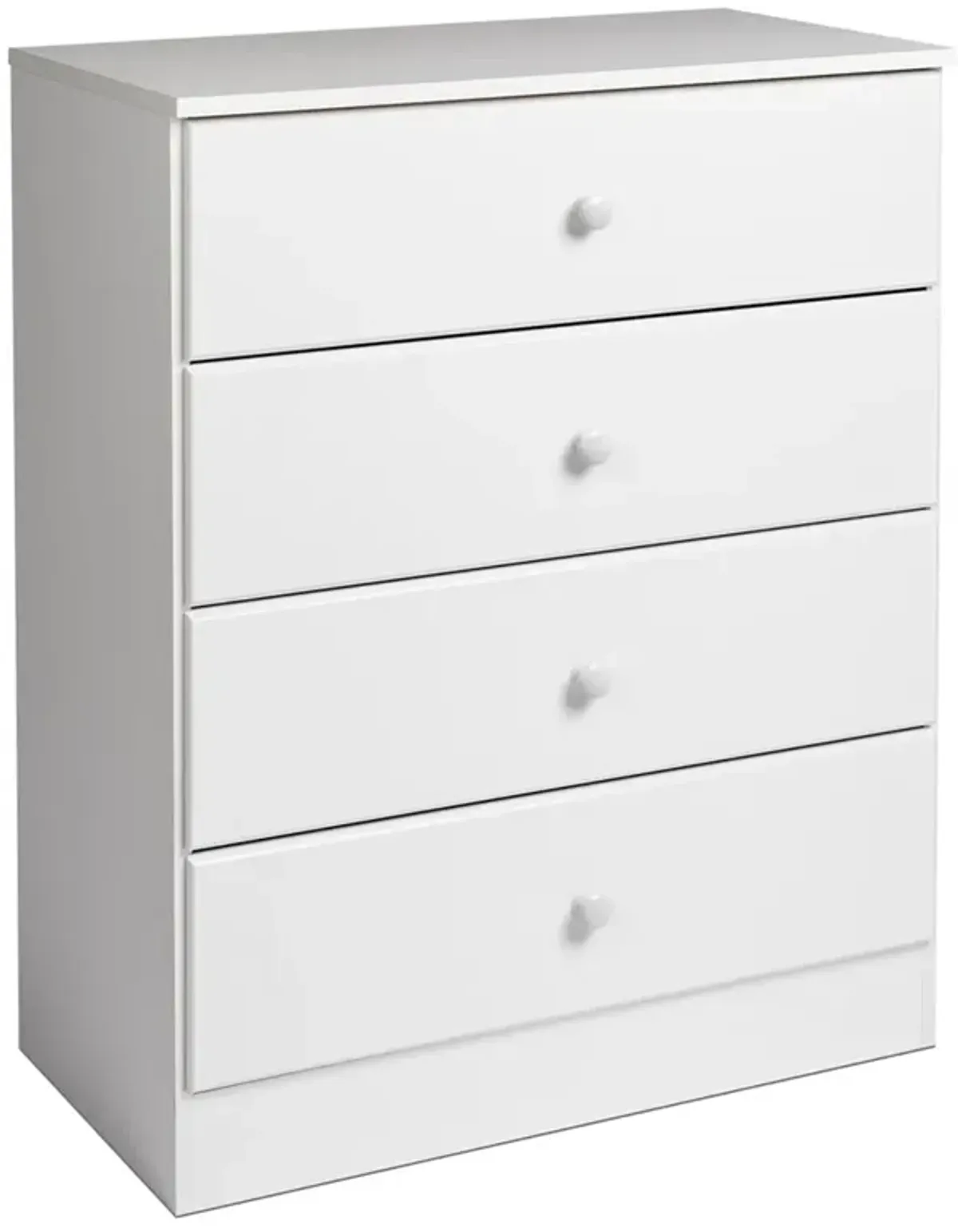 Prepac Astrid 4-Drawer Dresser, White