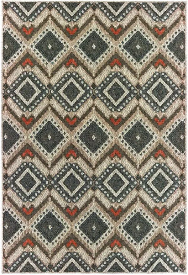 Latitude 3'3" x 5' Grey Rug