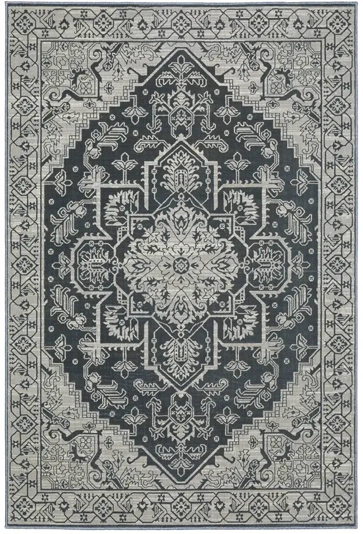 Intrigue 6'7" x 9'6" Blue Rug