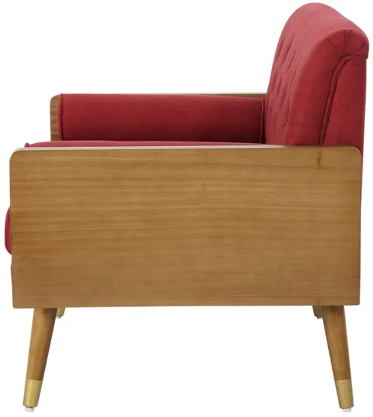 Merax Wooden Frame Soft Cushion Sofa Chair