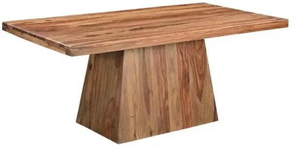 Taran Designs Marin 75 Solid Wood Pedestal Dining Table