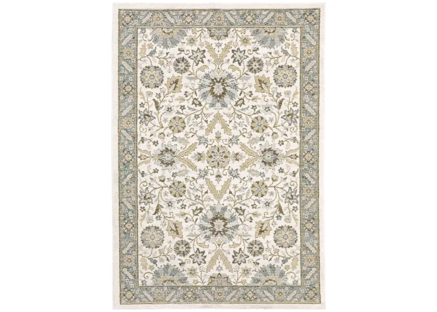 Andorra 6'7" x 9'6" Stone Rug