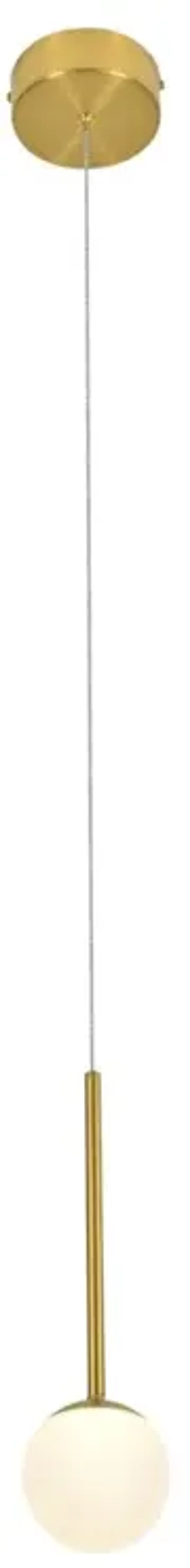 VONN Lighting 1-Light Integrated LED Height Adjustable Pendant Lighting