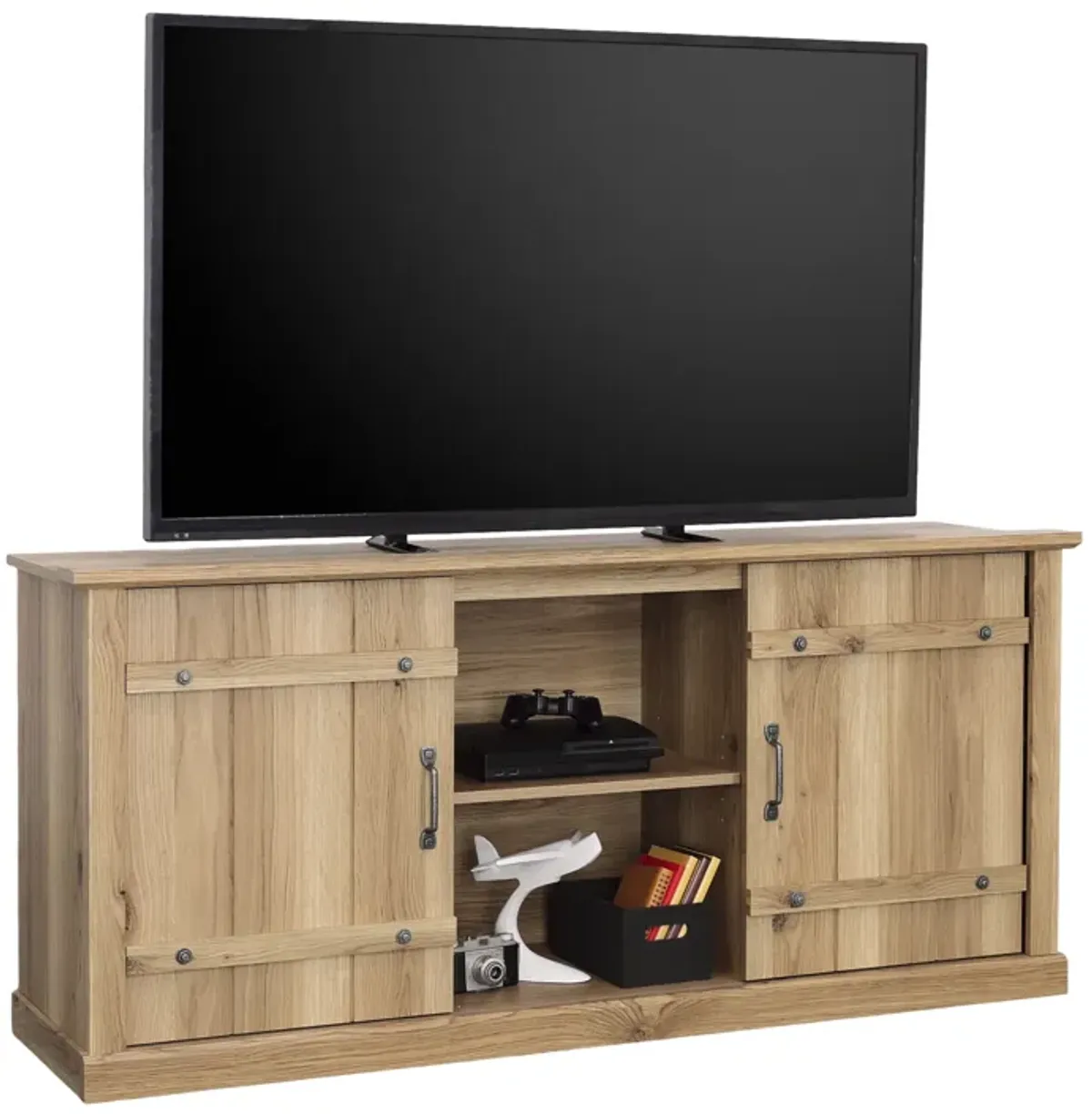 Sauder Select TV Credenza with Sliding Doors