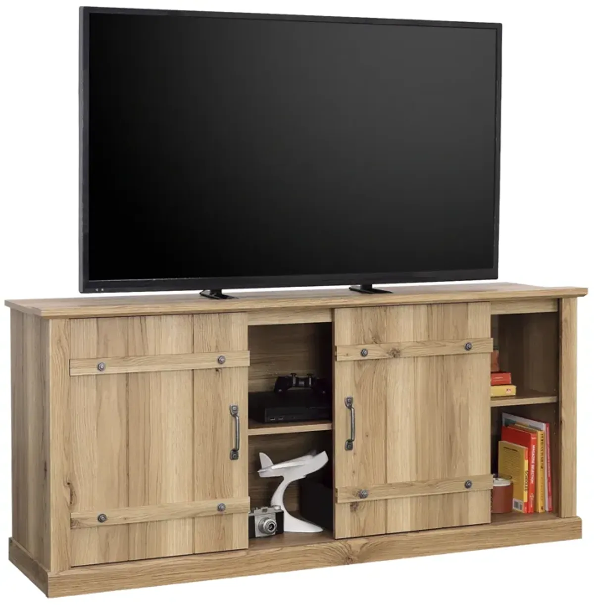 Sauder Select TV Credenza with Sliding Doors