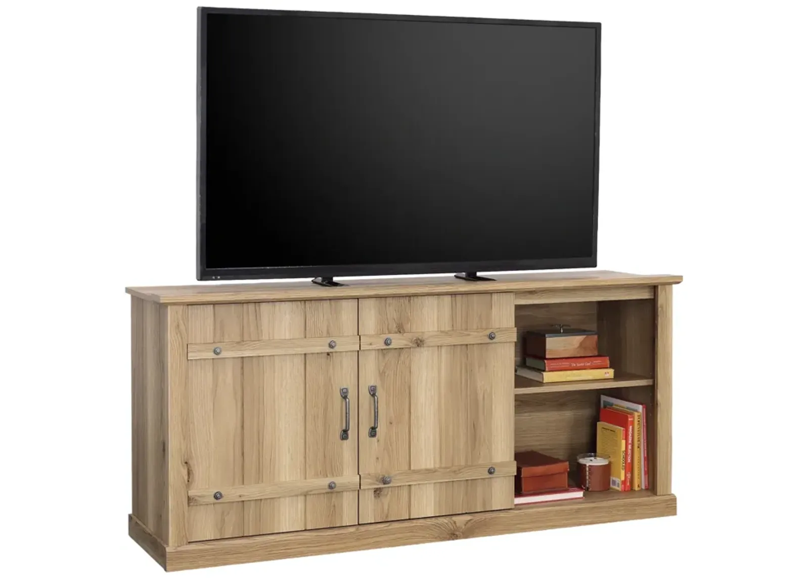 Sauder Select TV Credenza with Sliding Doors